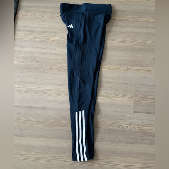adidas full length leggings - color navy, size small - Picture 4 of 6
